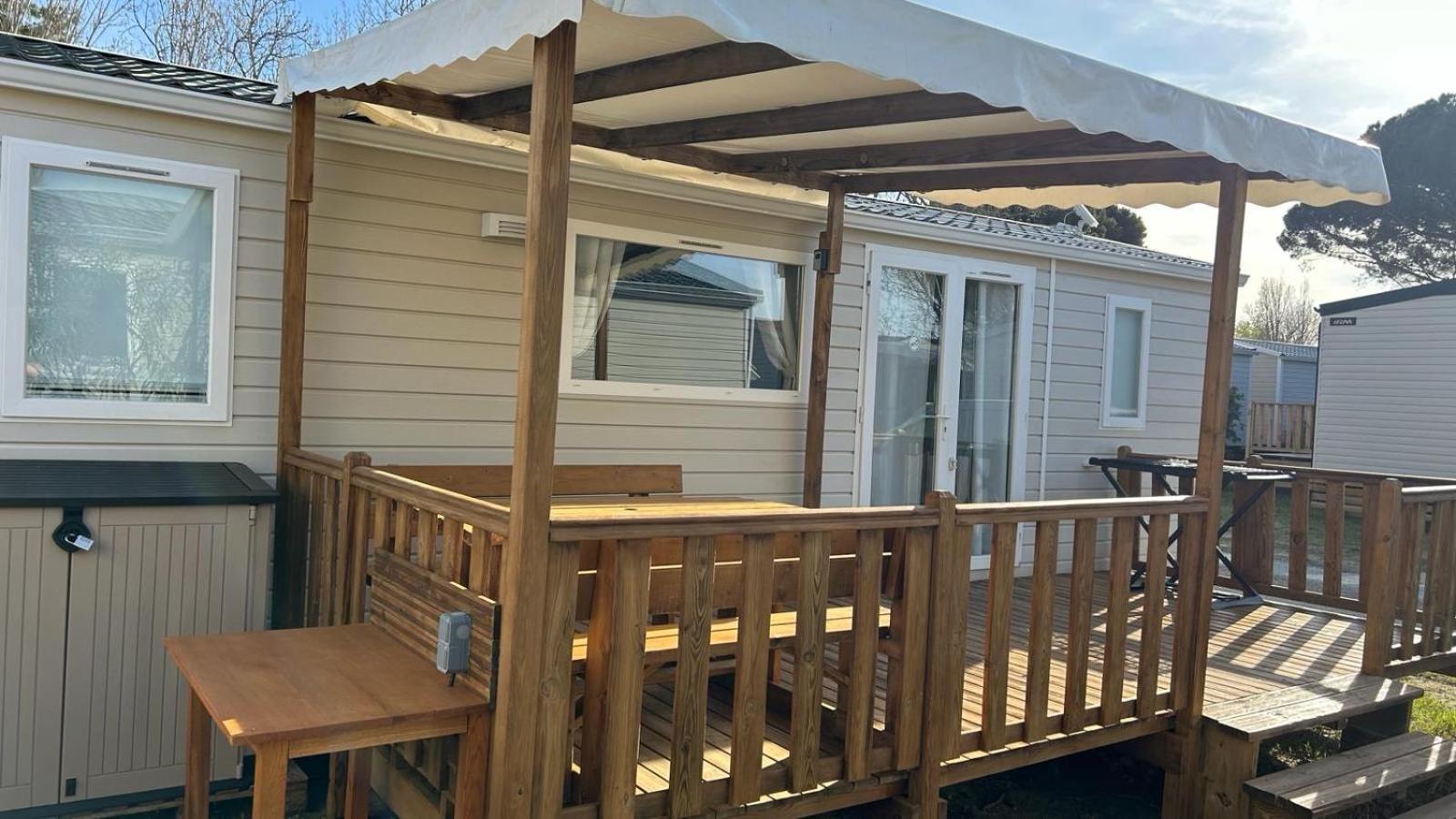 Mobil-Home - Narbonne-Plage - Clim, Tv Exterior foto